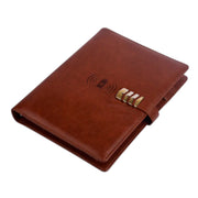 Brown Leather Finished 8000MAH Power bank Diary EK1099