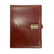 Elegant Dark Brown Leather Finished 8000 MAH Power Bank Diary EK10243
