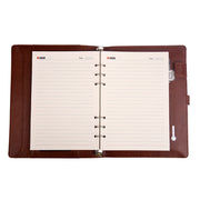 Brown Leather Finished 8000MAH Power bank Diary EK1099