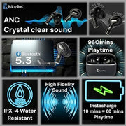 Kabellos Dark TWS Earbuds EK1401