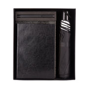 Fillip 3 in 1 Black Combo Gift Set ( Umbrella, Pen, Soft bound diary) EK37378